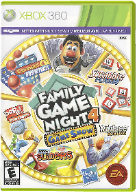 Hasbro Family Game Night 4: The Game Show PAL Xbox 360 PAL box art